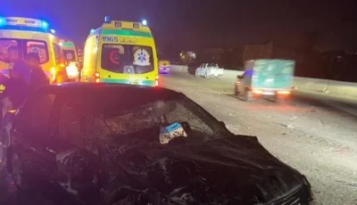 بالأسماء.. وفاة شخصين وإصابة ثلاثة آخرين في حادث تصادم بالإسكندرية