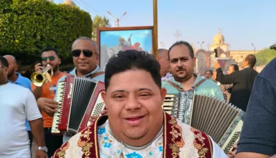 بالتسابيح والإلحان.. بدء أنطلاق فعاليات اليوم الأول لإحتفالات دير مارجرجس بالرزيقات غرب الأقصر