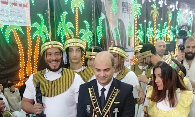 مرشح الزي الفرعوني بالدقهلية: عشقي للحضارة المصرية هو ما دفعني للظهور بهذا الشكل