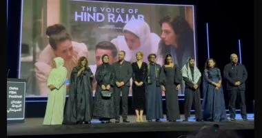 استقبال حافل لفيلم صوت هند رجب في افتتاح مهرجان الدوحة بحضور والدة الطفلة