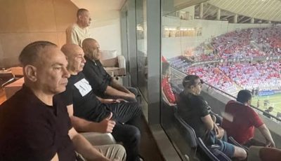 جهاز منتخب مصر يحضر مباراة الاهلي وسيراميكا ببطولة السوبر