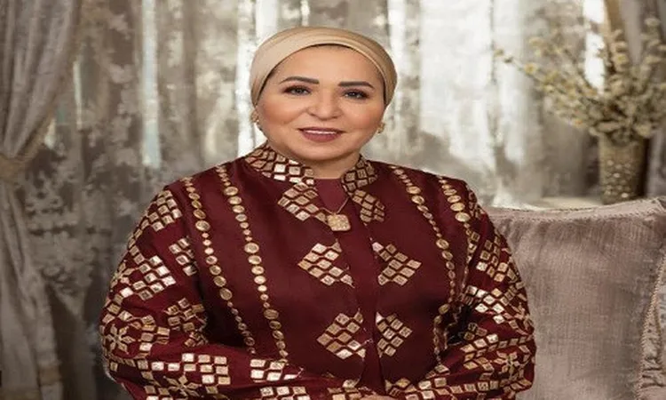 السيدة انتصار السيسي تستقبل قرينة رئيس كوريا الجنوبية