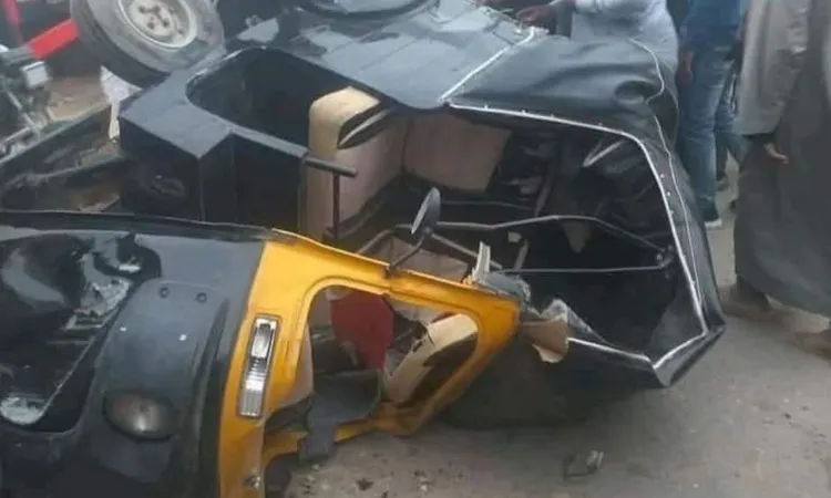 حادثة مأساوية لقصة معلمي كفر الشيخ تحت عجلات سيارة نقل