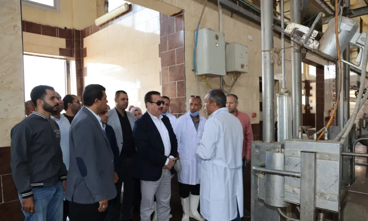 محافظ المنوفية يكلف الطب البيطري بإعداد مقترح لتشغيل المجزر الآلي الجديد بشبين الكوم