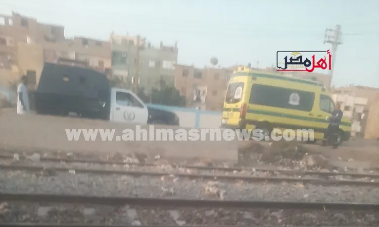 وفاة عامل وحماره تحت عجلات قطار بفرشوط بقنا