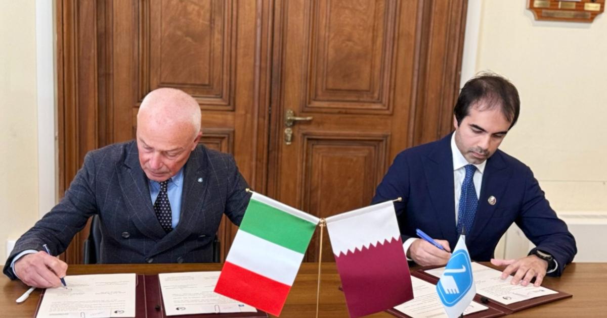 توقيع مذكرة تفاهم بين “الوطنية للقانون الدولي الإنساني” والمعهد الدولي للقانون الإنساني في إيطاليا