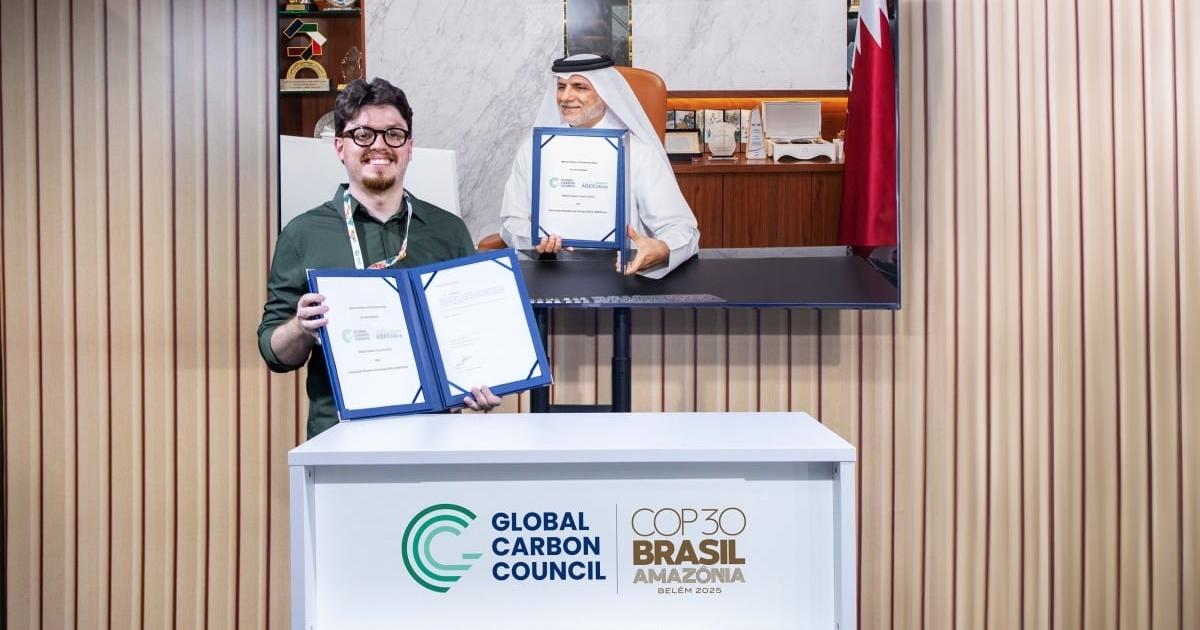 توقيع مذكرة تفاهم بين المجلس العالمي للبصمة الكربونية والرابطة البرازيلية لطاقة الرياح