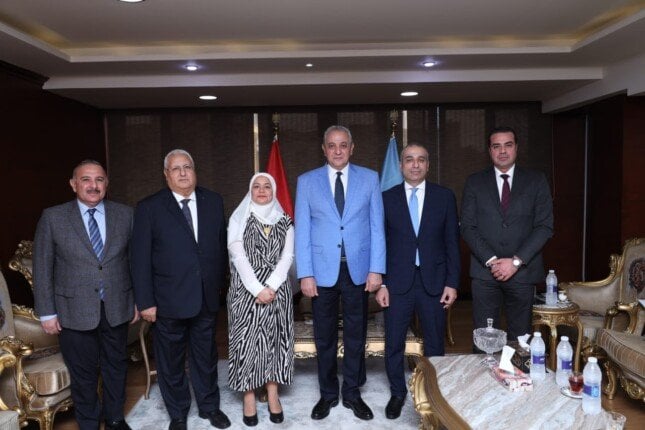 رئيس البنك الزراعي ومحافظ الغربية يستعرضان دعم التنمية وتحفيز الاستثمار