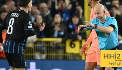 لاعب كلوب بروج يؤكد صحة قرار الحكم بإلغاء ركلة الجزاء ضد البارسا