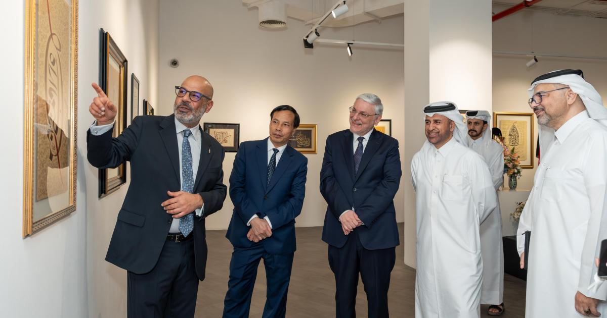 كتارا تستضيف معرض الحرف يخرج عن النص للمعماري العراقي طه الهيتي